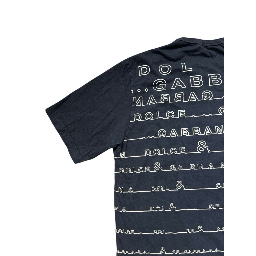 Dolce & Gabbana Black Short Sleeve Tee - Picture 7 of 8